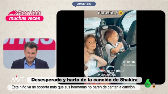 Iñaki López reacciona al video de un niño que detesta la canción de Shakira Iñaki López reacciona al video de un niño que detesta la canción de Shakira