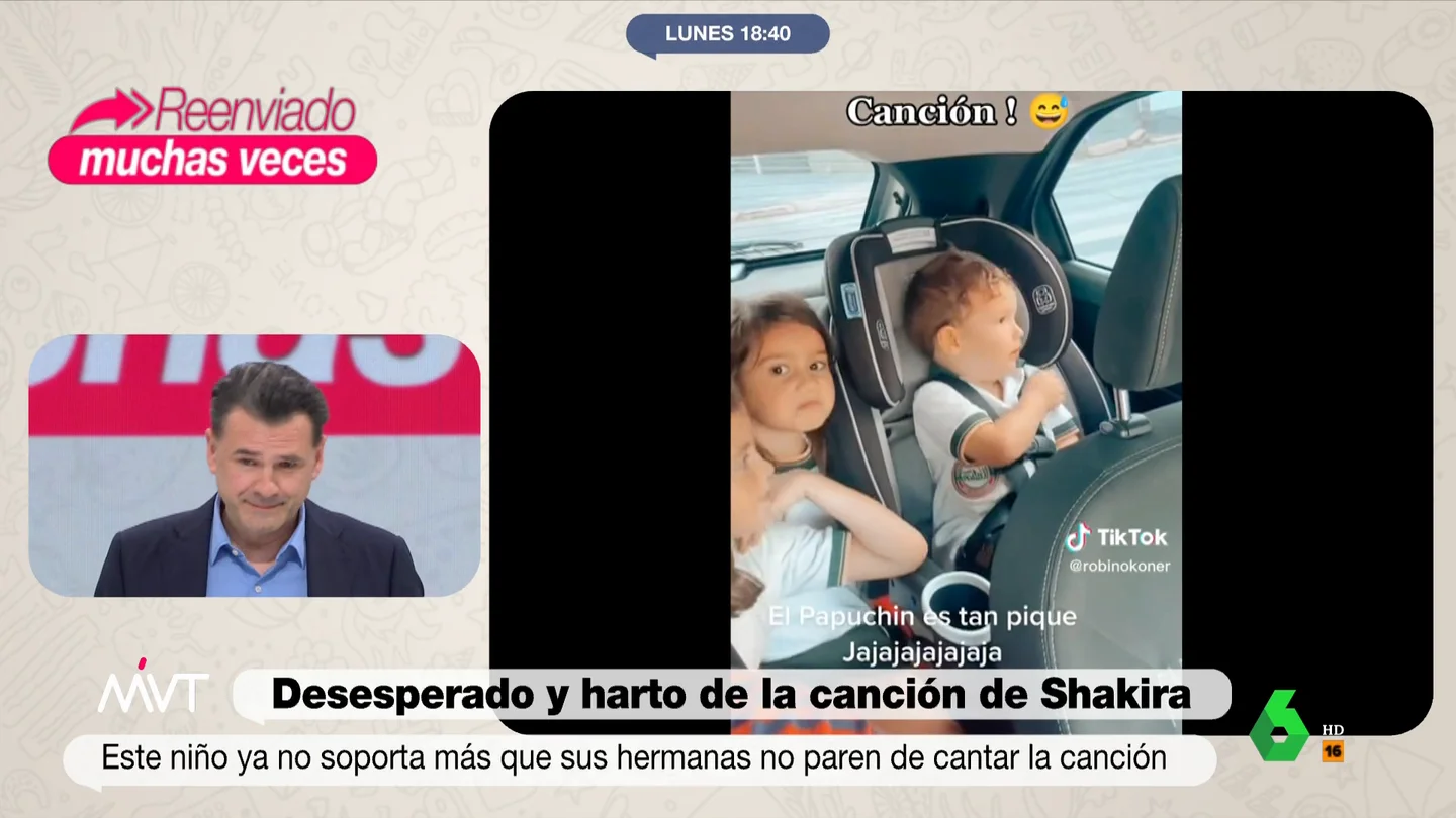 Iñaki López reacciona al video de un niño que detesta la canción de Shakira Iñaki López reacciona al video de un niño que detesta la canción de Shakira
