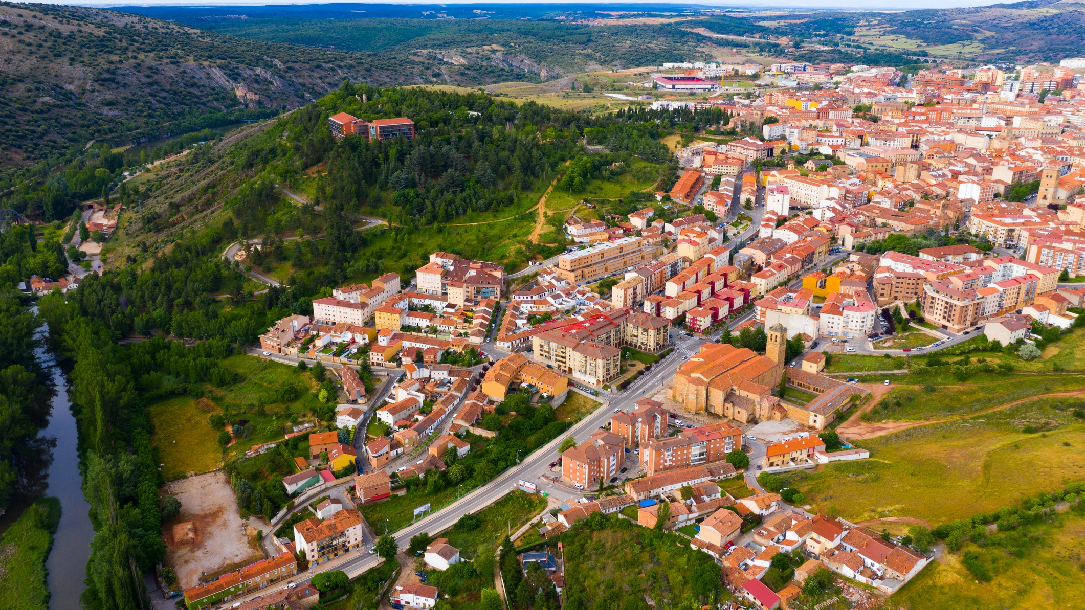 Vista aérea de Soria Vista aérea de Soria