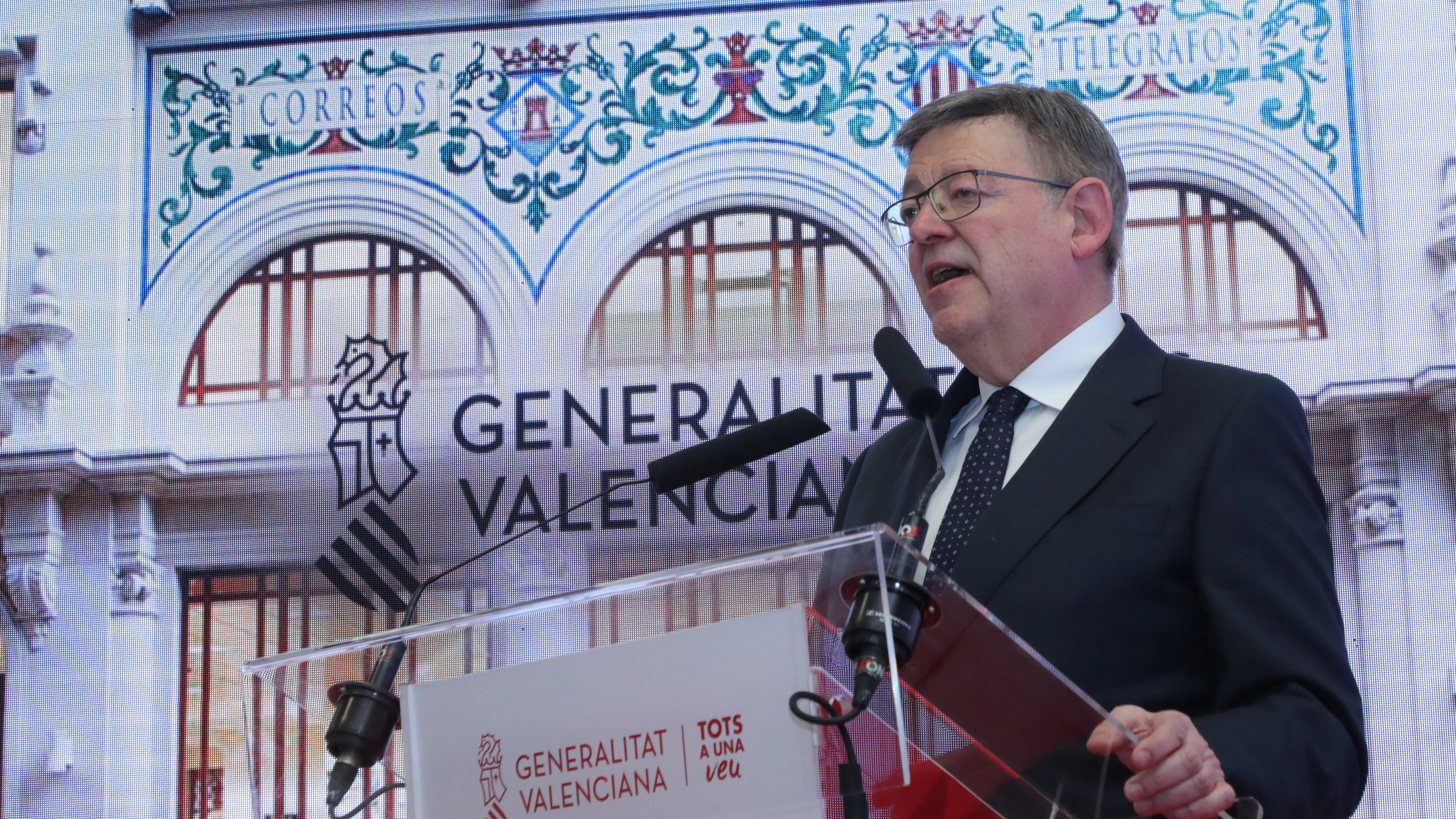 Ximo Puig en la inauguración de la nueva sede del Consell en Alicante