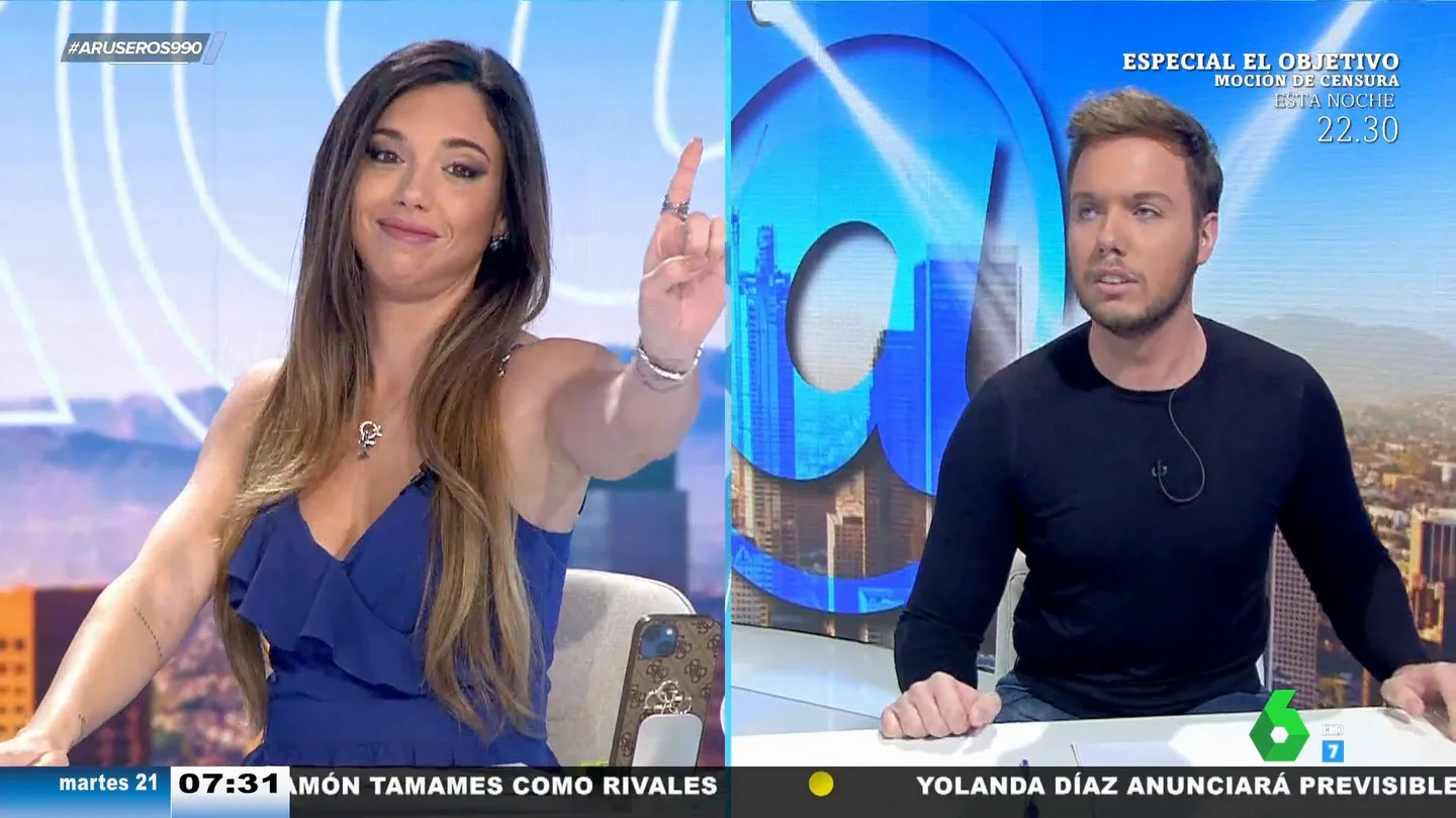 Duelo de 'zascas' entre hermanos: el dardo de Arthur Arús a Tatiana Arús en pleno directo Duelo de 'zascas' entre hermanos: el dardo de Arthur Arús a Tatiana Arús en pleno directo