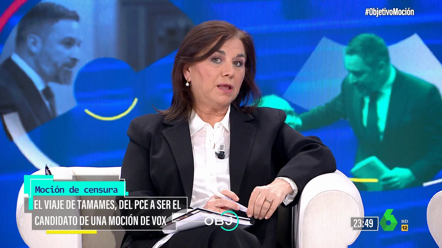 OBJETIVO Lucía Méndez: "Tamames es un candidato inverosímil" OBJETIVO Lucía Méndez: "Tamames es un candidato inverosímil"