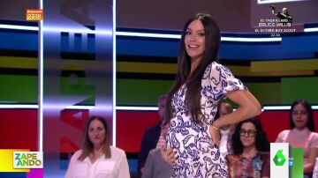 Cristina Pedroche presume de embarazado en Zapeando