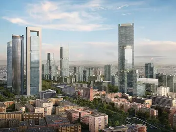 Nueva imagen de Madrid tras la creación de Nuevo Norte Nueva imagen de Madrid tras la creación de Nuevo Norte