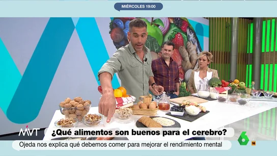 El nutricionista Pablo Ojeda, en Más Vale Tarde. MVT Pablo Ojeda memoria
