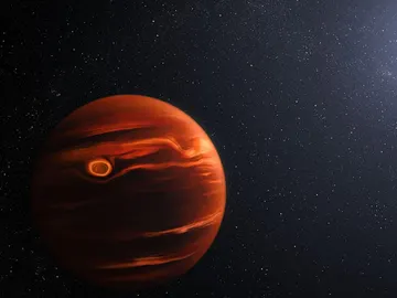 Webb detecta remolinos de nubes arenosas en un planeta remoto Webb detecta remolinos de nubes arenosas en un planeta remoto