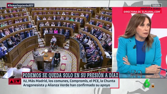 Angélica Rubio, "absolutamente convencida" de que habrá acuerdo entre Podemos y Yolanda Díaz: "La supervivencia de los dos depende de ello" Angélica Rubio, "absolutamente convencida" de que habrá acuerdo entre Podemos y Yolanda Díaz: "La supervivencia de los dos depende de ello"