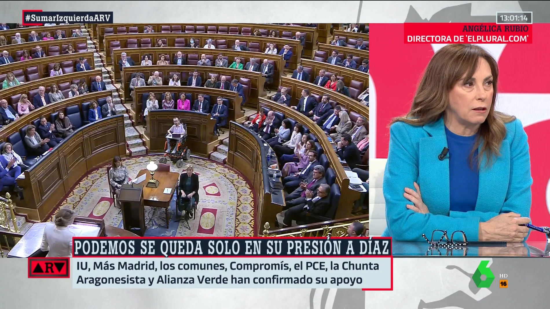 Angélica Rubio, "absolutamente convencida" de que habrá acuerdo entre Podemos y Yolanda Díaz: "La supervivencia de los dos depende de ello"