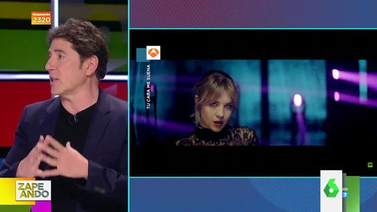 Manel Fuentes, de la actuación de Andrea Guash como Chanel Terrero en Tu cara me suena Manel Fuentes, de la actuación de Andrea Guash como Chanel Terrero en Tu cara me suena