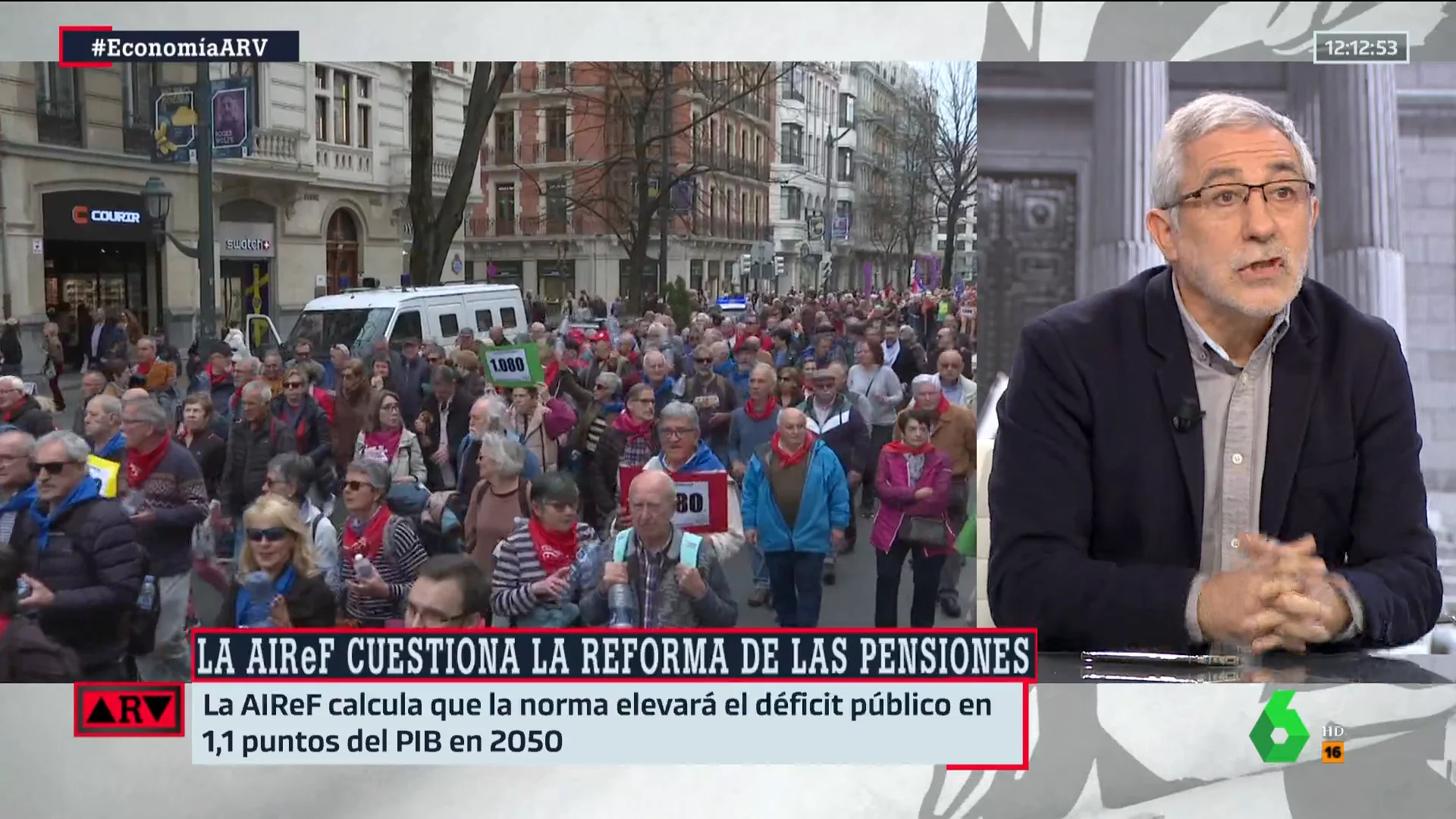 Llamazares critica la postura del PP sobre las pensiones: "Quiere quedar bien con los empresarios y la ultraderecha"