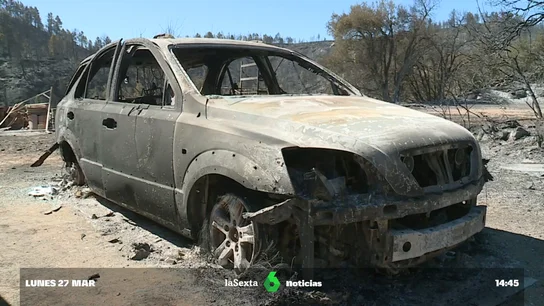 vuelta a casa tras incendio vuelta a casa tras incendio