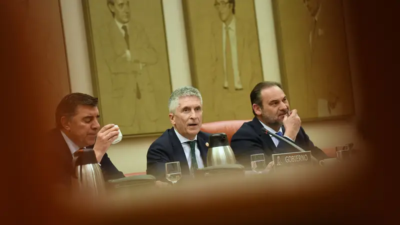 El ministro de Interior, Fernando Grande-Marlaska, comparece en la Comisión de Interior, en el Congreso de los Diputados
