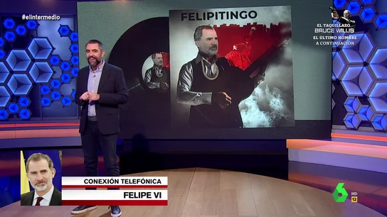El rey Felipe presenta en El Intermedio su proyecto musical como Felipitingo El rey Felipe presenta en El Intermedio su proyecto musical como Felipitingo