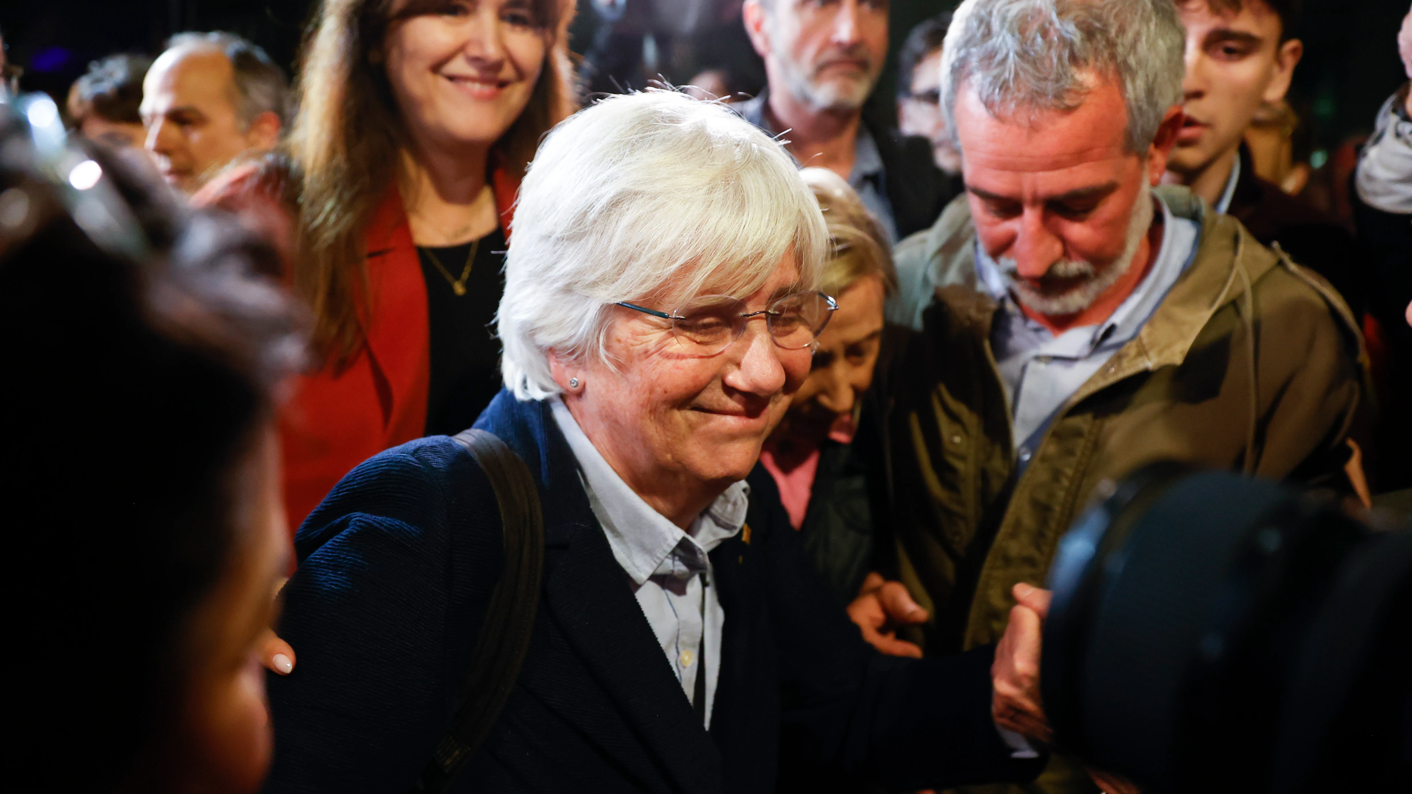 Clara Ponsatí, tras quedar en libertad provisional