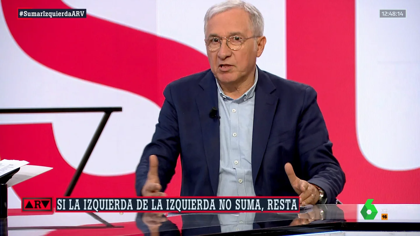 Sardá, sobre las diferencias entre Sumar y Podemos: "El personalismo es lo que tiene un peso específico" Sardá, sobre las diferencias entre Sumar y Podemos: "El personalismo es lo que tiene un peso específico"