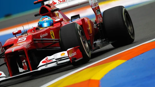 Fernando Alonso en Valencia Fernando Alonso en Valencia