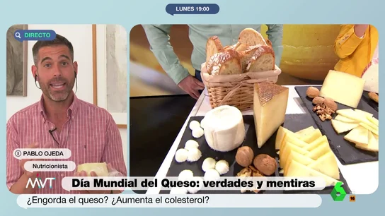 El truco del nutricionista Pablo Ojeda para que el queso no engorde El truco del nutricionista Pablo Ojeda para que el queso no engorde