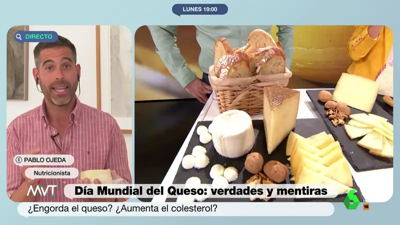 El truco del nutricionista Pablo Ojeda para que el queso no engorde