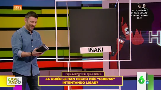Iñaki Urrutia, Dani Mateo, Miki Nadal, Maya Pixelskaya o Quique Peinado, ¿a quién han hecho más cobras ligando? Iñaki Urrutia, Dani Mateo, Miki Nadal, Maya Pixelskaya o Quique Peinado, ¿a quién han hecho más cobras ligando?