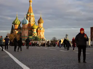 Imagen de archivo de la Plaza Roja de Moscú