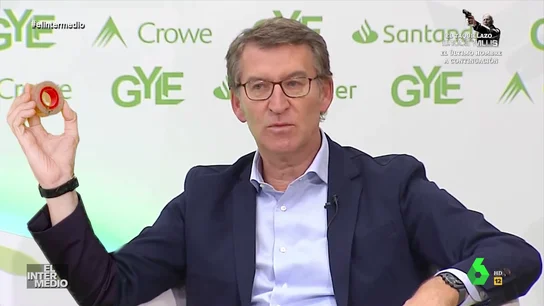 Vídeo manipulado - Feijóo destaca el valor de una "herramienta global" como la cinta adhesiva Vídeo manipulado - Feijóo destaca el valor de una "herramienta global" como la cinta adhesiva