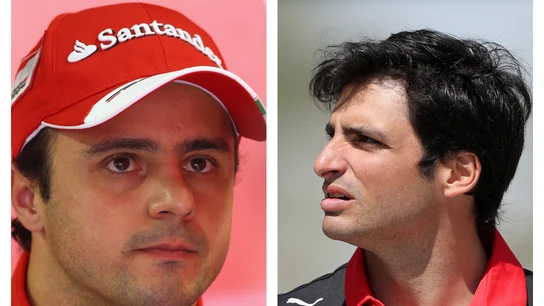 Felipe Massa y Carlos Sainz Felipe Massa y Carlos Sainz