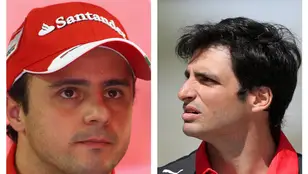 Felipe Massa y Carlos Sainz