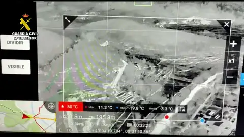 El incendio de Castellón, a vista de dron