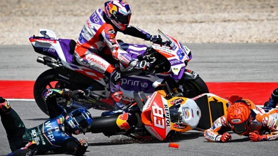 Marc Márquez caída Marc Márquez caída