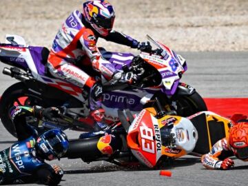 Marc M&aacute;rquez ca&iacute;da
