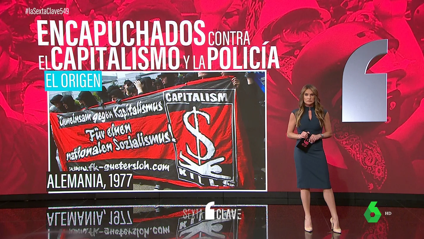 Encapuchados contra el capitalismo y la policía: así son los 'black bloc' que incendian las calles en Francia Encapuchados contra el capitalismo y la policía: así son los 'black bloc' que incendian las calles en Francia