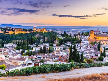 Imagen panorámica de Granada Imagen panorámica de Granada