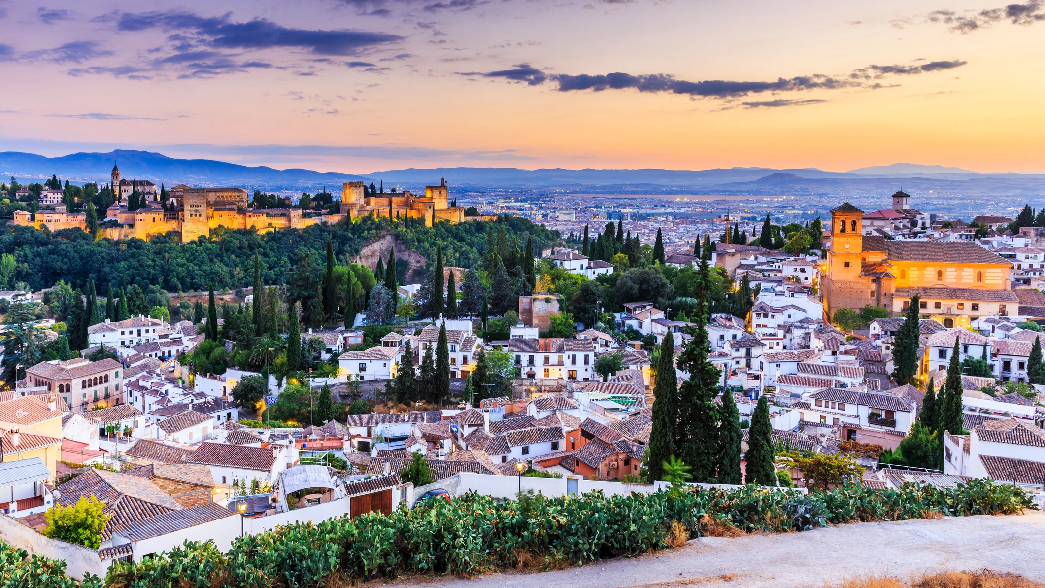 Imagen panorámica de Granada Imagen panorámica de Granada