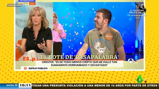 Susanna Griso responde a Orestes (Pasapalabra) tras su crítica a la prensa: "¿Qué tienes que esconder?" Susanna Griso responde a Orestes (Pasapalabra) tras su crítica a la prensa: "¿Qué tienes que esconder?"