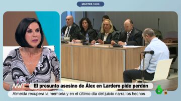 Beatriz de Vicente analiza la "crueldad" del asesino de Lardero en el juicio: "Se regodea con detalles execrables"