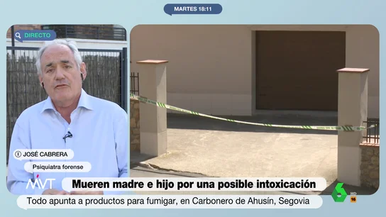 José Cabrera, sobre el fungicida que ha dejado dos muertos en Carbonero de Ahusín: "Es el gas de la Primera Guerra Mundial" José Cabrera, sobre el fungicida que ha dejado dos muertos en Carbonero de Ahusín: "Es el gas de la Primera Guerra Mundial"