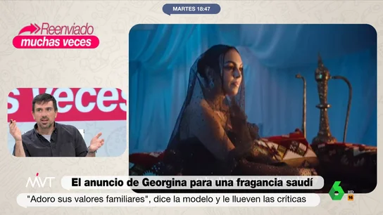 La respuesta de Ramón Espinar a Georgina tras sus palabras sobre Arabia Saudí La respuesta de Ramón Espinar a Georgina tras sus palabras sobre Arabia Saudí