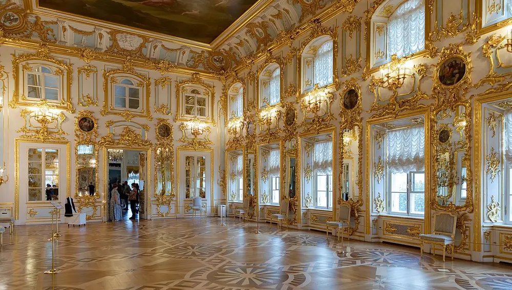 Interior del Palacio de Peterhof