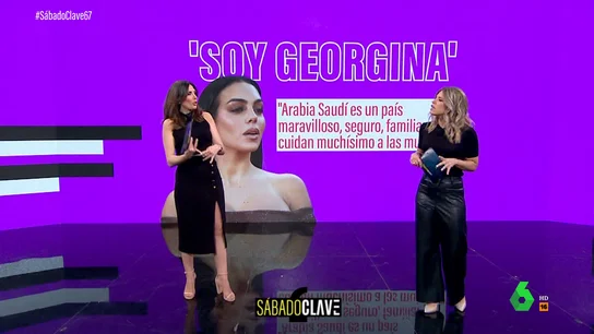 La respuesta de Verónica Sanz a las técnicas de Georgina para que sus hijos coman Sábado Clave analiza en este vídeo la entrevista de Georgina Rodríguez en 'El Hormiguero' donde afirmaba que "a veces les pongo vídeos de niños que no tienen comida" a sus hijos para que coman y que Arabia Saudí "cuida mucho a las mujeres".