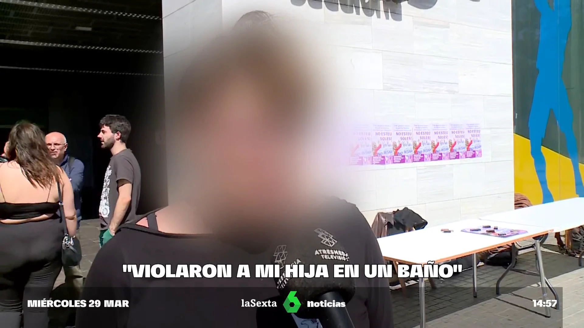 Habla la madre de una menor violada en un centro comercial de Badalona: "Pidió auxilio y nadie la ayudó"