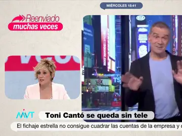 La reacción de Cristina Pardo al oír cantar a Toni Cantó