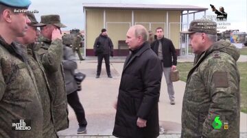 Vídeo manipulado - Putin visita a las tropas y comprueba su dominio con los trabalenguas