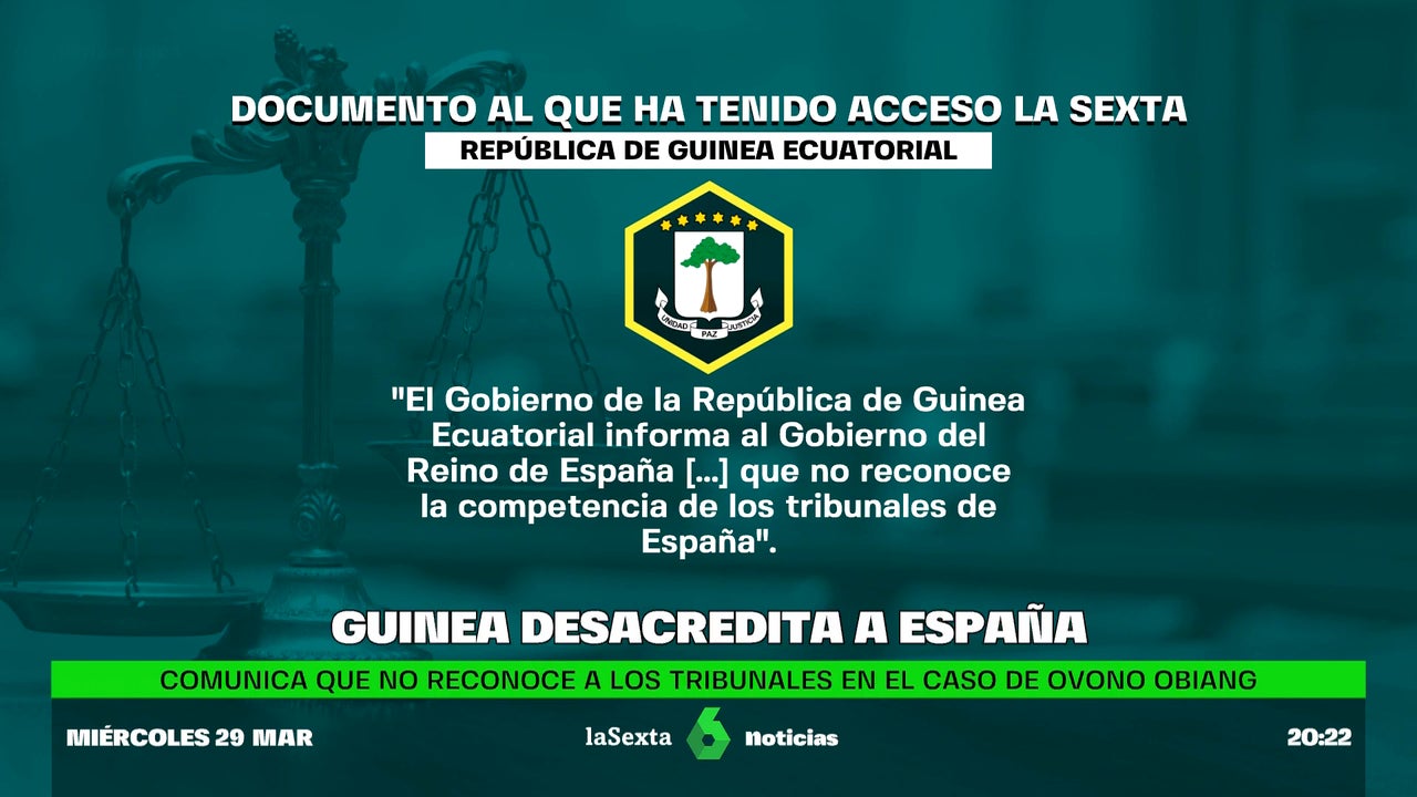Equatorial Guinea does not recognize the authority of the Spanish courts in the case of torture of two Spaniards