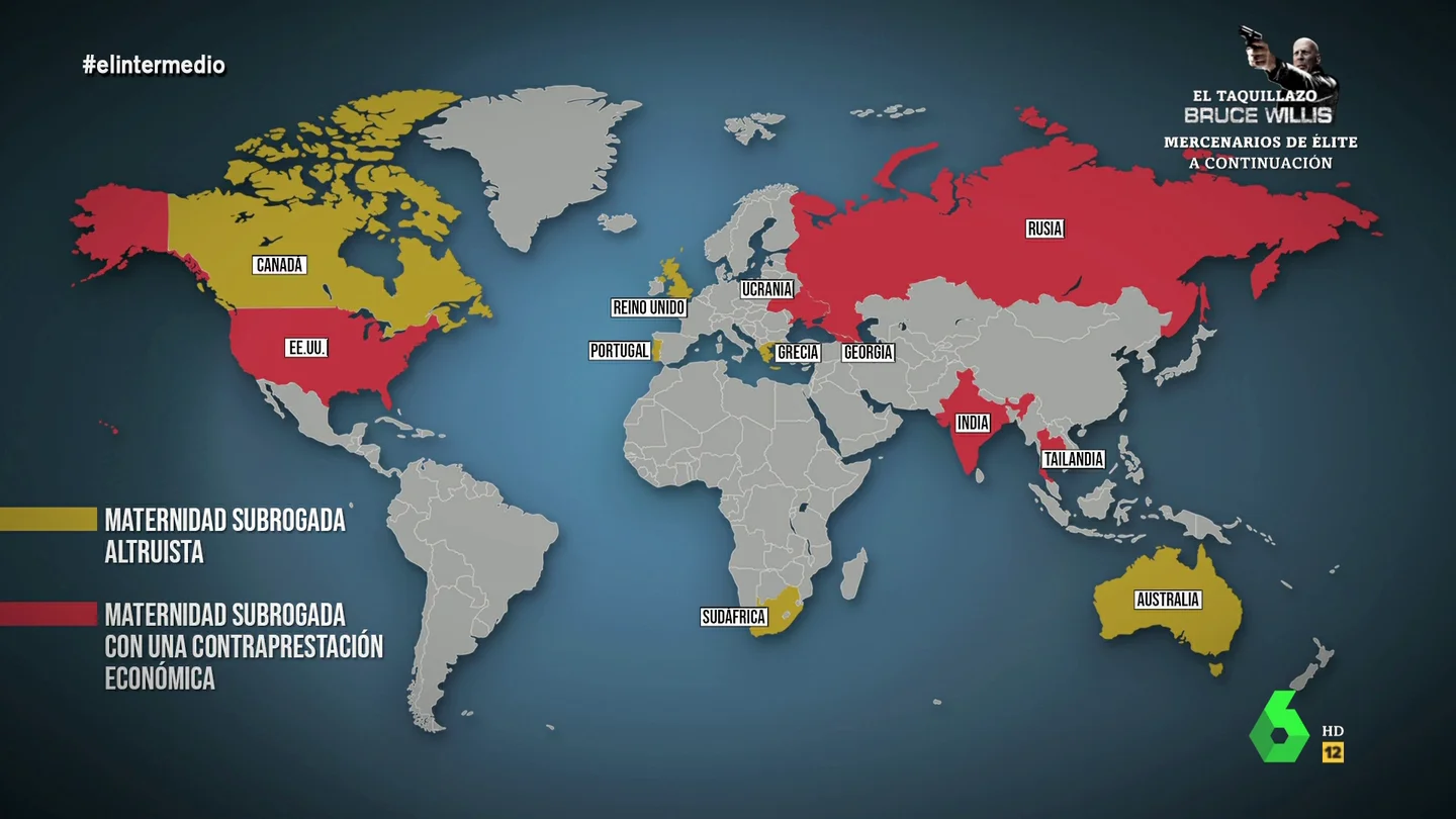 Estos son los países en los que está permitido la gestación subrogada Estos son los países en los que está permitido la gestación subrogada