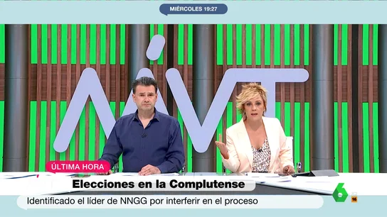 Cristina Pardo, tras interferir asesores de Almeida en las elecciones de la UCM: "¿No tienen nada más importante que hacer?" Cristina Pardo, tras interferir asesores de Almeida en las elecciones de la UCM: "¿No tienen nada más importante que hacer?"