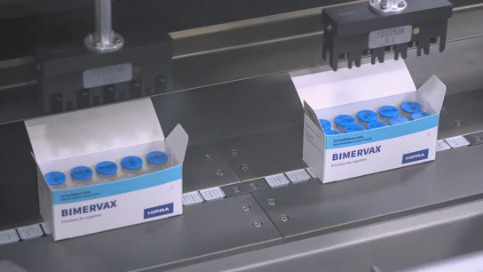 La compañía farmacéutica Hipra ha presentado una vacuna española "de nueva generación" contra el COVID. La compañía farmacéutica Hipra ha presentado una vacuna española "de nueva generación" contra el COVID.