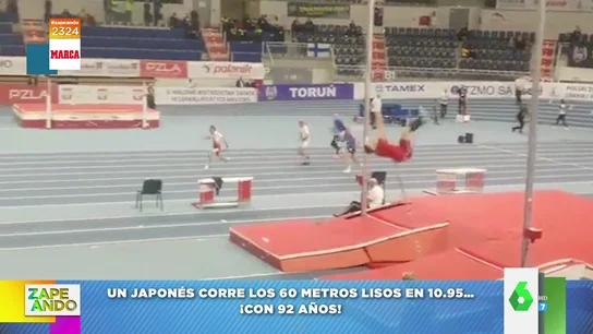 Así corre los 60 metros lisos un anciano de 92 años en tan solo diez segundos Así corre los 60 metros lisos un anciano de 92 años en tan solo diez segundos