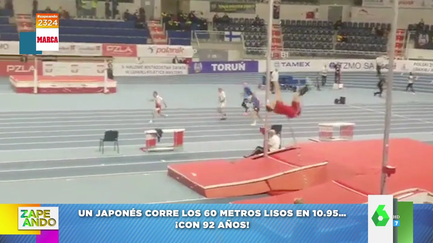 Así corre los 60 metros lisos un anciano de 92 años en tan solo diez segundos Así corre los 60 metros lisos un anciano de 92 años en tan solo diez segundos