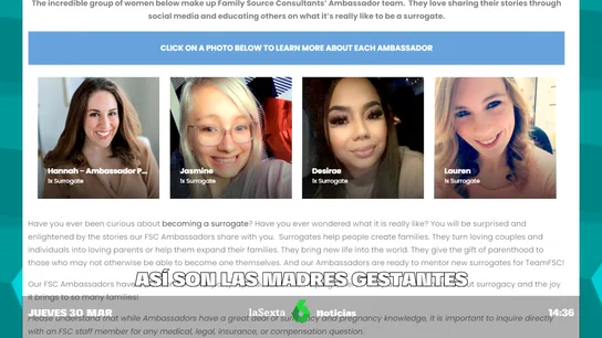 Así son las mujeres que alquilan su vientre: elegidas por catálogo y con una compensación de hasta 40.000 euros Así son las mujeres que alquilan su vientre: elegidas por catálogo y con una compensación de hasta 40.000 euros
