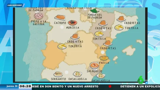 Este es el mapa de los platós más demandados a domicilio por comunidades: del cachopo a la paella Este es el mapa de los platós más demandados a domicilio por comunidades: del cachopo a la paella